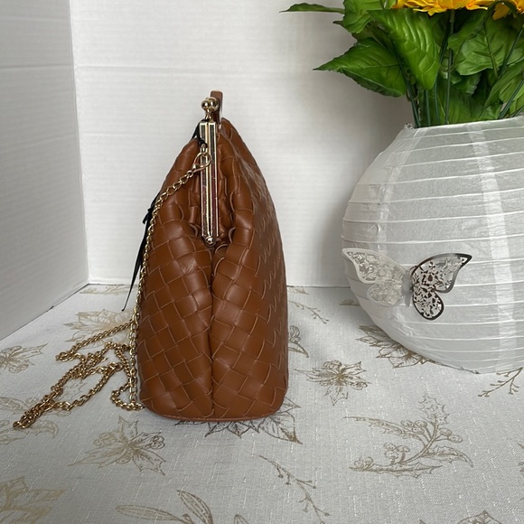 Valentina Fiore Brown Handmade Italian Leather Handbag - Picture 2 of 8